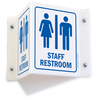 Staff Restroom (Men / Women Pictograms)