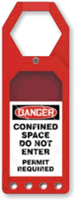Confined Space Do Not Enter Tag Holder