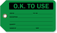 Ok To Use Plastic Tags