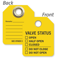 Valve Status Mini Tag