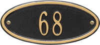 Madison Oval Petite Wall Plaque