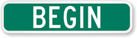 Route Marker Sign