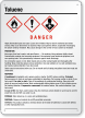 Toluene GHS Sign