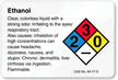 Corn Syrup NFPA Chemical Hazard Label