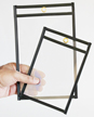 Stitched Clear Plastic Tag Pouch