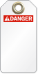 Blank ANSI Danger Tag