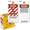 Lockout Tag are sold in a convenient box.