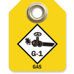 Gas, G-1 To G-10 2-Sided Micro Tag