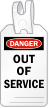 OSHA Danger Self Locking Tag