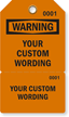 Personalized Perforated Warning 2-part Tag