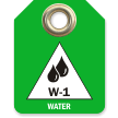 Water, Double Sided Energy Source Identification Micro Tag
