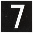 Floating Stand-Off 1-Number Horizontal Sign Plaque With Modern Font