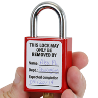 This Lock May Only Be Removed By Label