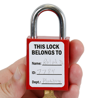 This Lock Belongs To Danger Padlock Label