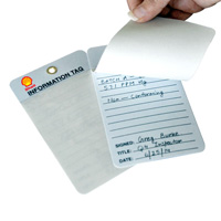Custom self-laminating tags for identification