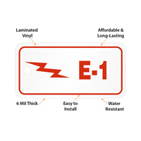 Identification tag for electric energy source