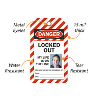 Danger Double-Sided Tag Lockout