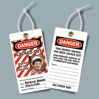 Life line safety lockout tag