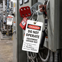 Lockout-Tagout Safety Tags