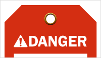 ANSI برچسب هشدار خطر ANSI Danger Tag Header