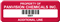 Asset Label, Property of Company Name with Barcode