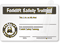 Double-Sided Forklift Safety Trained Self Laminating Wallet Card