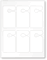 Sheet of Plastic Hang Tag, Six Permits/Sheet