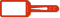 Red Blank Self-Locking Tag, 2-Sided