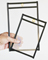 Stitched Clear Plastic Tag Pouch
